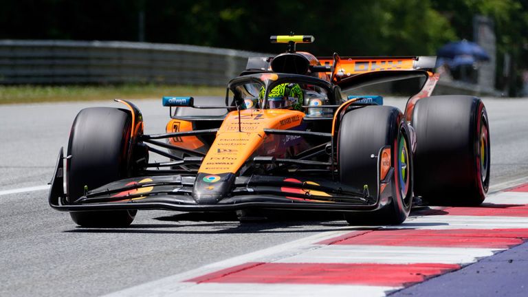 Lando Norris (McLaren) holt sich die Pole Position in Spielberg. 