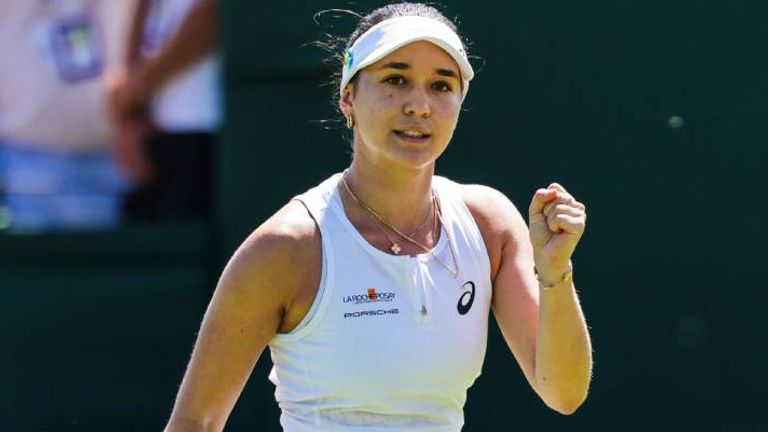 Eva Lys erreicht in Wimbledon erstmals die zweite Runde. 