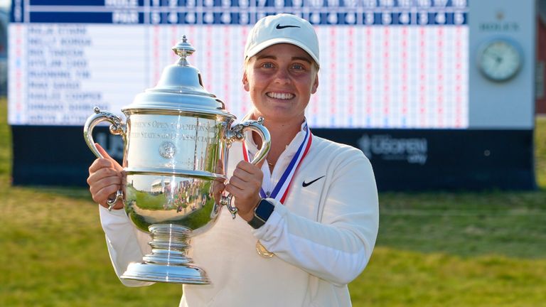 Die Schwedin Maja Stark gewinnt ihr erstes Major. 