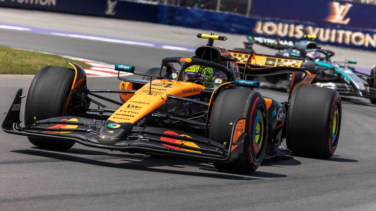 Lando Norris (McLaren) in Kanada.