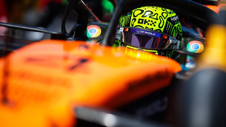Lando Norris (McLaren) muss in Spielberg zunächst zuschauen.