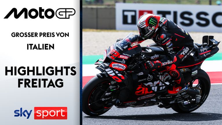 Beim Freitagstraining zum Großen Preis von Italien hat sich der Spanier Maverick Vinales die Spitzenzeit gesichert.
