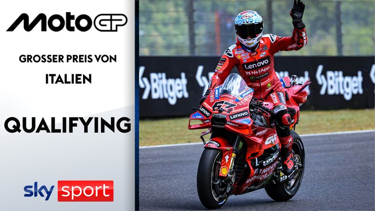 Ducati-Pilot Marc Marquez feierte seine 100. Pole Position der Karriere im Qualifying für das Ducati-Heimrennen in Mugello.