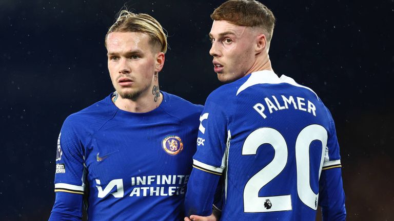 Mykhaylo Mudryk (l.) vom FC Chelsea steht unter Dopingverdacht. 
