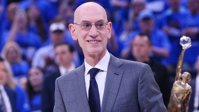 NBA-Commissioner Adam Silver spricht über eine mögliche Europa-Expansion.
