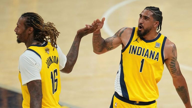 Die Indiana Pacers gewinnen gegen Oklahoma City Thunder.
