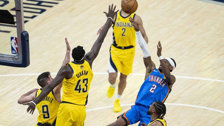 In der NBA-Finalserie zwischen den Thunder und den Pacers steht es 2:2.