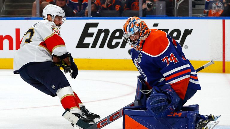 Brad Marchand (l.) war in Spiel 2 der Stanley-Cup-Finals der Matchwinner für die Florida Panthers. 