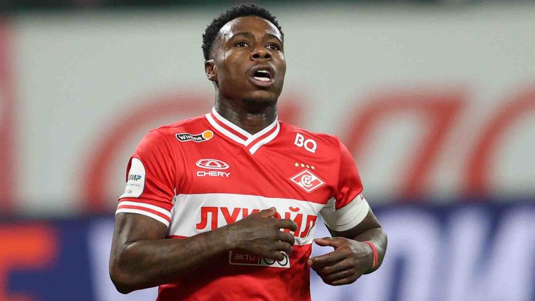 Quincy Promes streifte sich in seiner Karriere 235 Mal das Trikot von Spartak Moskau über. Für Ajax lief der Offensivspieler 53 Mal auf.