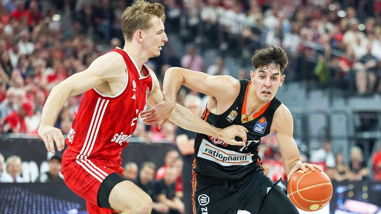 Ratiopharm Ulm gewinnt Spiel 3 der BBL-Playoff-Finals beim FC Bayern Basketball im SAP Garden.