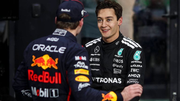 George Russell zeigt sich von Max Verstappen "überrascht".