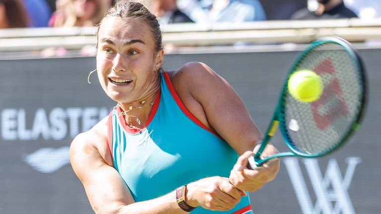 Aryna Sabalenka steht im Halbfinale von Berlin.