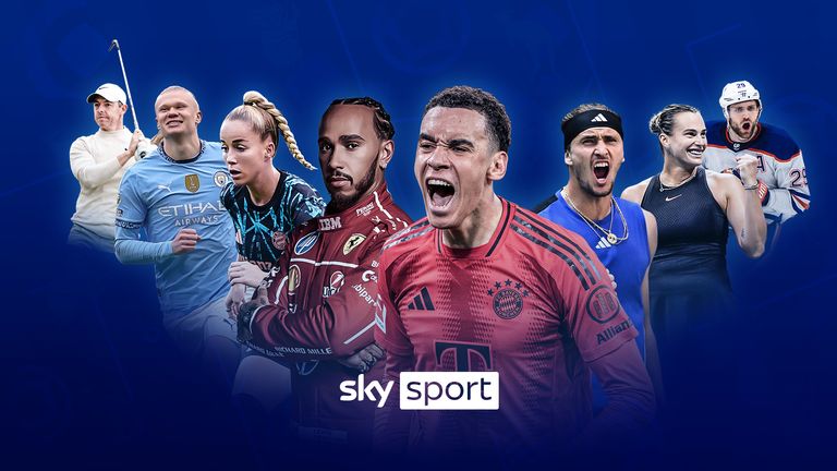 Athleten verschiedener Sportarten des Portfolios von Sky Sport