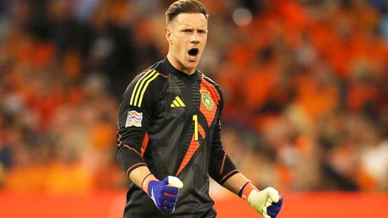 Marc-Andre ter Stegen im September 2024 beim 2:2 in der Nations League gegen die Niederlande.