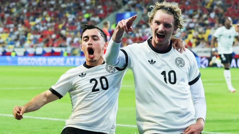 Nick Woltemade erzielt gegen Tschechien bereits sein viertes Turniertor bei der U21-EM.