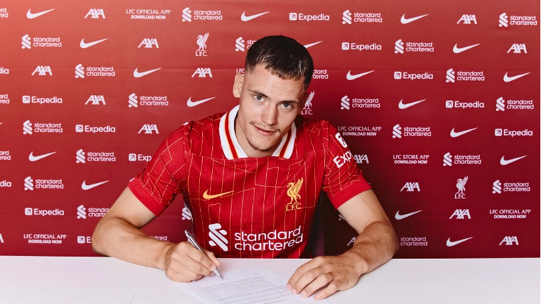 Der Wechsel von Florian Wirtz zum FC Liverpool ist offiziell. (Quelle: liverpoolfc.com)