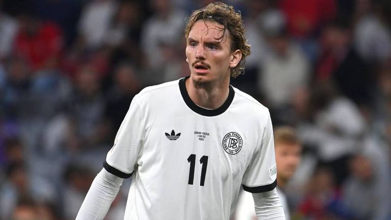 Nick Woltemade feierte gegen Portugal sein Debüt für das DFB-Team.