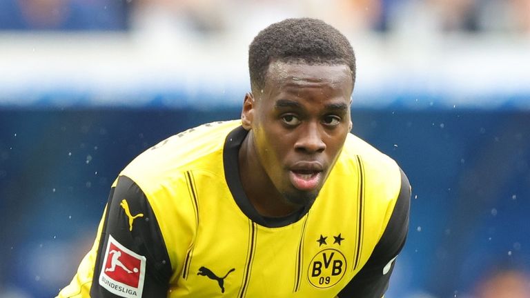 Borussia Dortmund want nearly £55m for Jamie Gittens