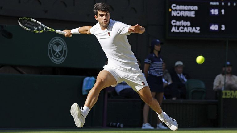 Alcaraz folgt Fritz ins Wimbledon-Halbfinale.