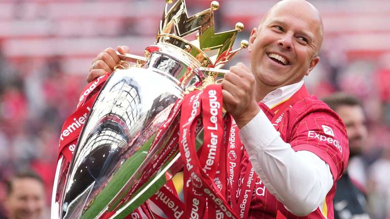 Arne Slot gewann in seiner ersten Saison als Trainer des FC Liverpool die Meisterschaft,