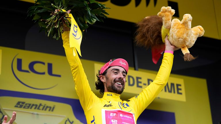 Healy sichert sich zum zweiten Mal den Etappen-Sieg der Tour de France. 