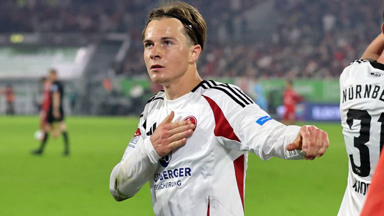 Caspar Jander vom 1. FC Nürnberg ist sich mit dem VfB Stuttgart über einen Wechsel einig. 