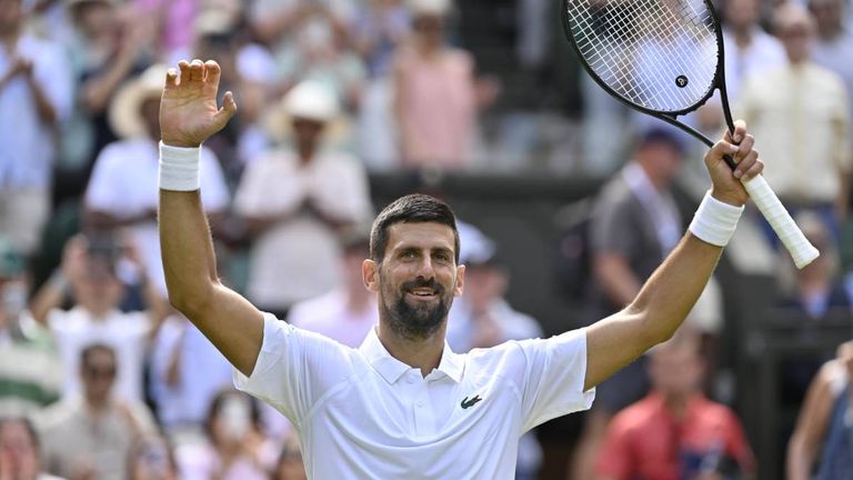 Novak Djokovic steht in der dritten Wimbledon-Runde.