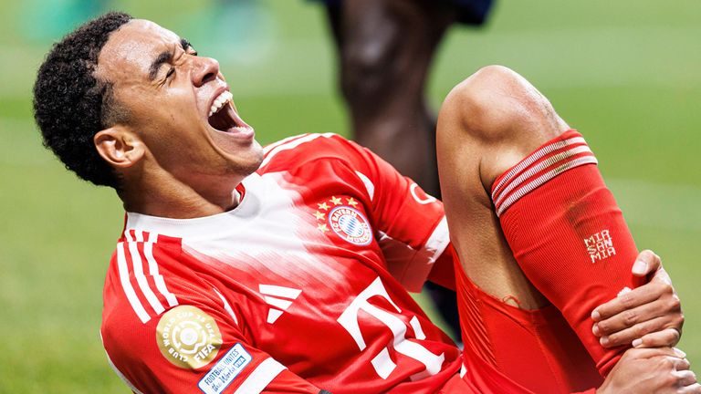 Bayern-Star Jamal Musiala verletzte sich bei der Klub-WM gegen PSG.
