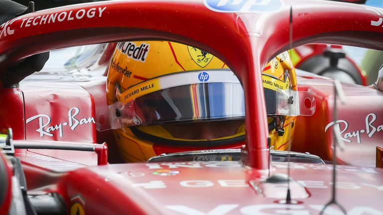 Lewis Hamilton startet beim seinem Heim-GP in Silverstone von P5 ins Rennen.