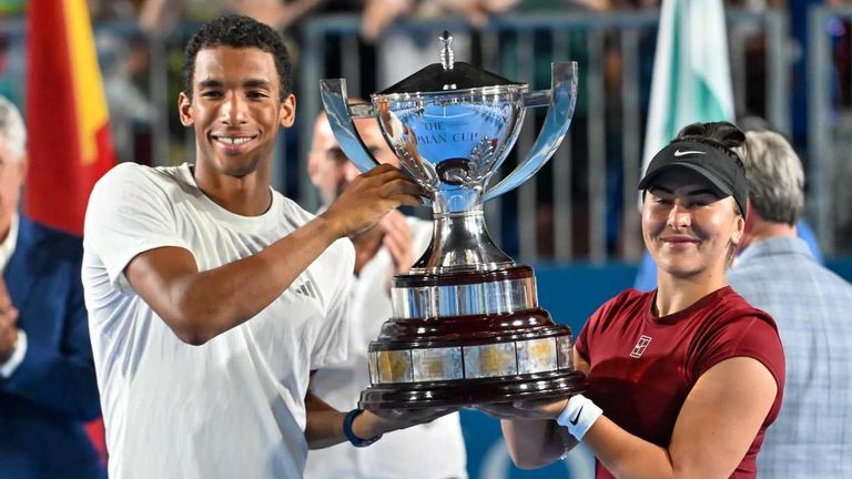 Bianca Andreescu und Felix Auger-Aliassime setzen sich gegen Italien durch und gewinnen Hopman-Cup.