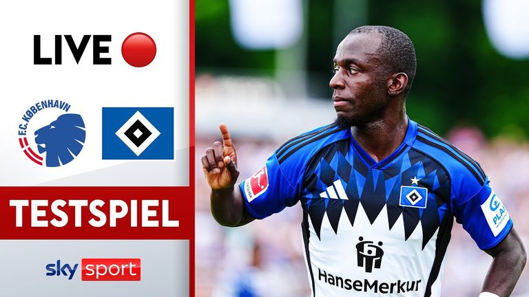 Der Hamburger SV testet am Samstag, 12.07. gegen den FC Kopenhagen - Sky Sport zeigt das Testspiel LIVE im TV auf Sky Sport Bundesliga , im 