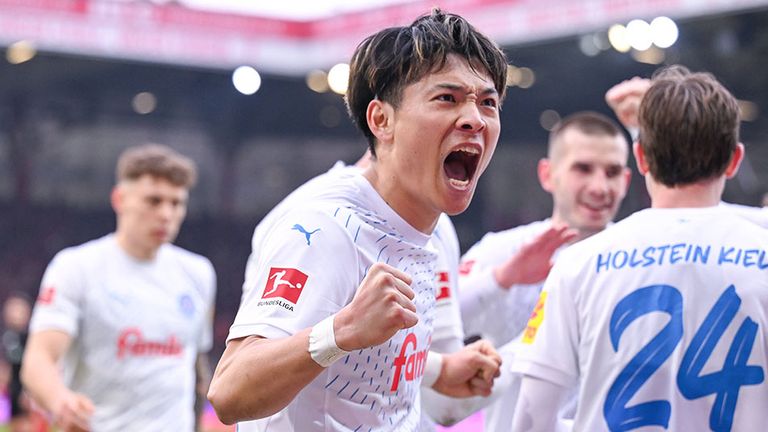 Shuto Machino hat bei Holstein Kiel eine starke Bundesliga-Saison gespielt.