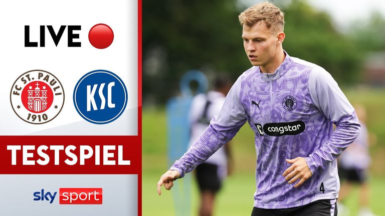 Der FC St. Pauli testet am Sonntag gegen den Karlsruher SC - Sky Sport zeigt das Testspiel LIVE im kostenlosen Stream.