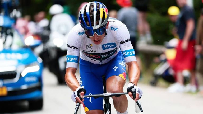 Florian Lipowitz liegt in der Gesamtwertung der Tour de France weiterhin auf Rang drei. 