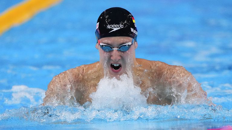Lucas Matzerath verpasst bei dem Schwimm-Weltmeisterschaften über 100 Meter Brust eine Medaille.