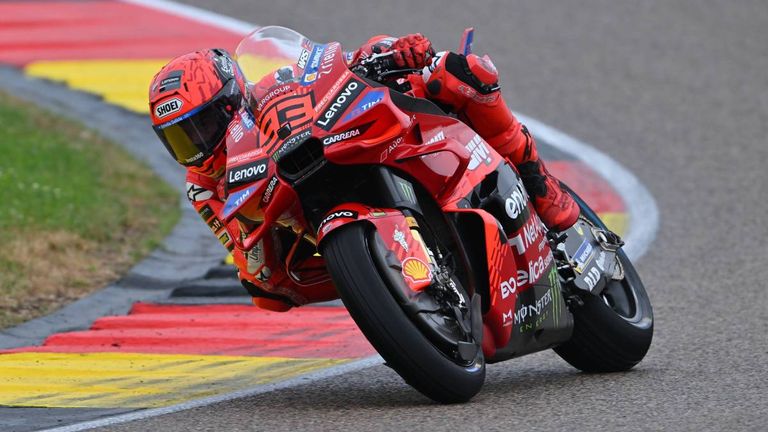 Marc Marquez triumphiert erneut auf dem Sachsenring.