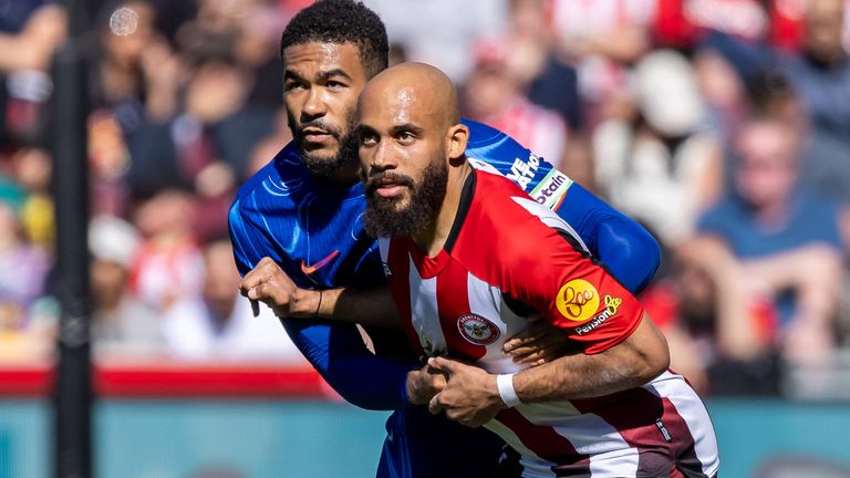 Bryan Mbeumo wechselt vom FC Brentford nach Manchester.