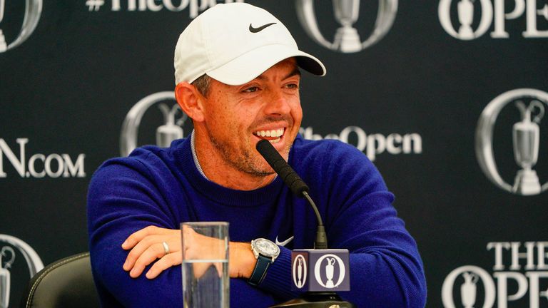 Golf-Star Rory McIlroy peilt den Heimsieg bei The Open an.