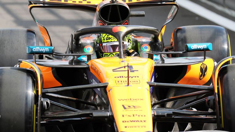 Lando Norris (McLaren) in Spa.