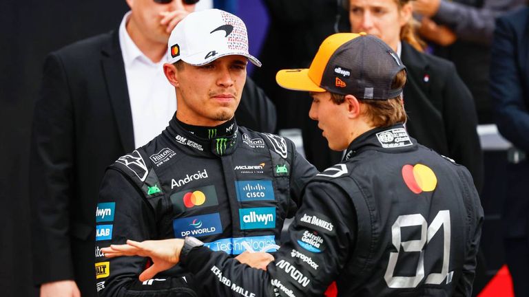 Lando Norris sieht sich im WM-Kampf gegen Teamkollege Oscar Piastri jetzt "mehr als Bedrohung". 