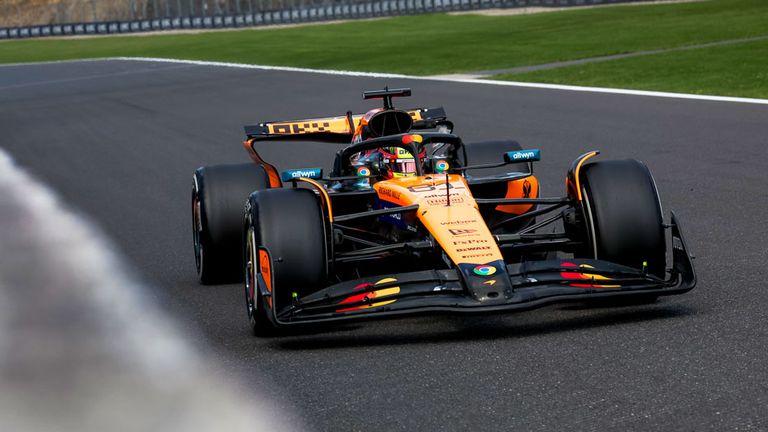 Oscar Piastri (McLaren) in Belgien.