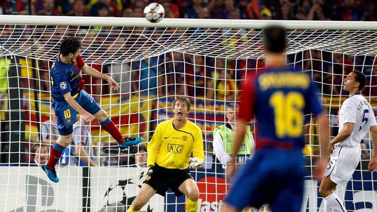 Sein Kopfballtor im CL-Finale 2009 gegen Manchester United ist Lionel Messis Lieblingstreffer.