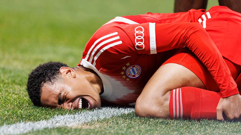 Jamal Musiala fehlt dem FC Bayern mehrere Monate. 