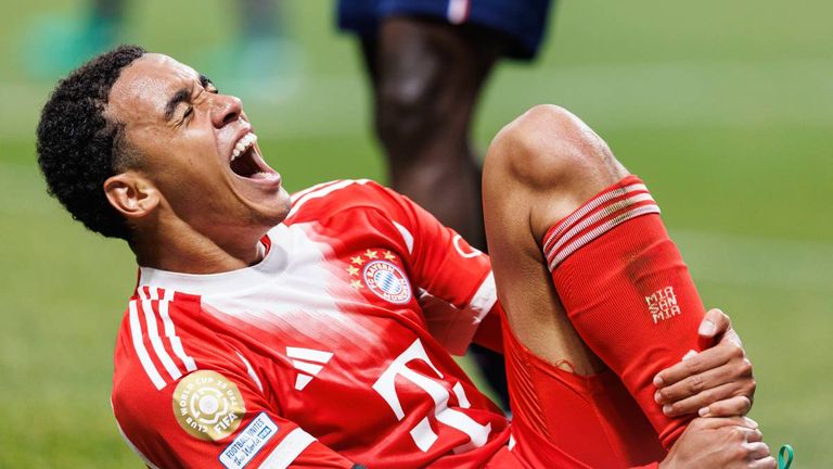 Jamal Musiala hatte sich bei der Klub-WM gegen PSG schwer verletzt.