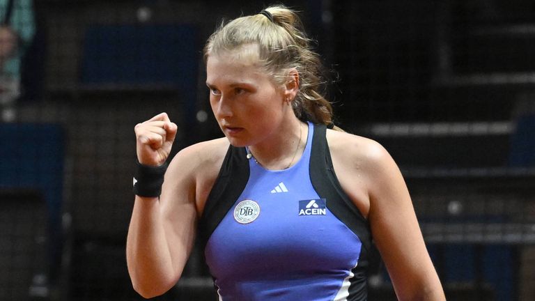 Nastasja Schunk steht beim WTA-Turnier in Hamburg im Achtelfinale. 