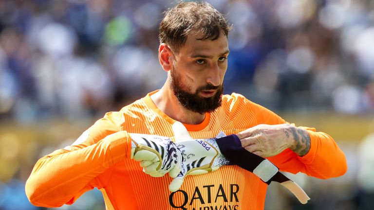 Gianluigi Donnarumma steht seit 2021 bei PSG unter Vertrag.