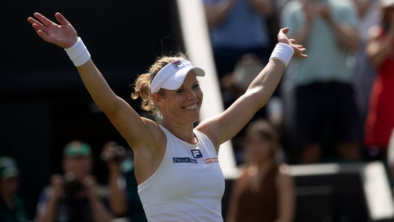 Laura Siegemund überrascht in Wimbledon im Doppel.