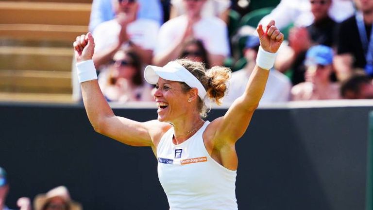 Laura Siegemund bezwingt völlig überraschend Madison Keys und steht im Achtelfinale von Wimbledon.