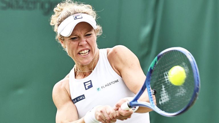 Laura Siegemund will in Wimbledon ins Halbfinale einziehen.