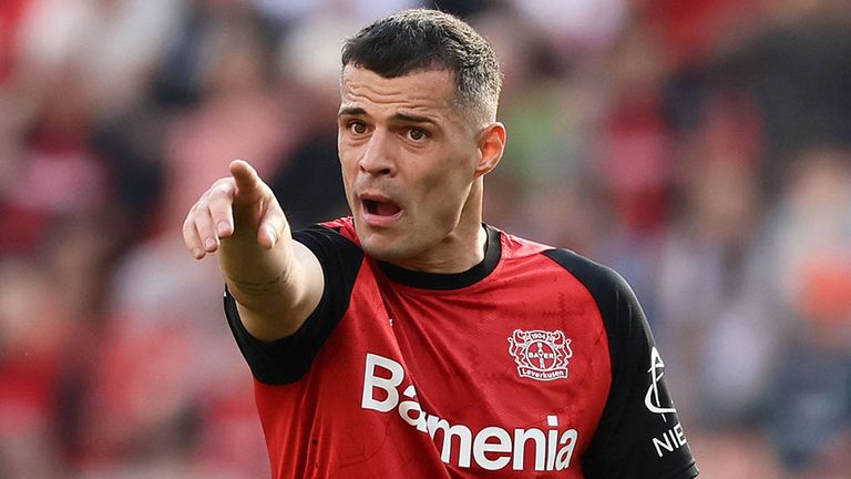 Granit Xhaka könnte in diesem Sommer Bayer 04 Leverkusen verlassen.